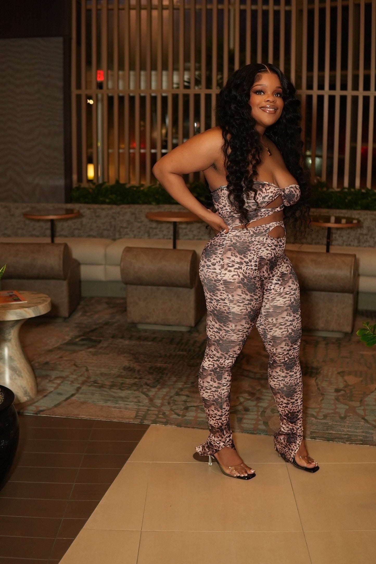 Savage Leopard Jumpsuit